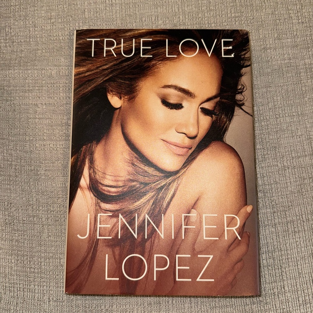 True Love Book by Jennifer Lopez JLo - Hardcover ❤️
